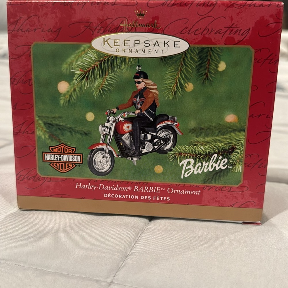 NWT Harley Davidson Barbie Ornament